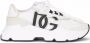 Dolce & Gabbana Sneakers met logopatch dames kalfsleer katoen Viscose rubber Spandex Elastane polyamide leer 35 5 Wit - Thumbnail 1