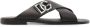 Dolce & Gabbana Leren sandalen met DG-logo Bruin - Thumbnail 1