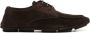 Dolce & Gabbana Suède derby schoenen met logoplakkaat Bruin - Thumbnail 1