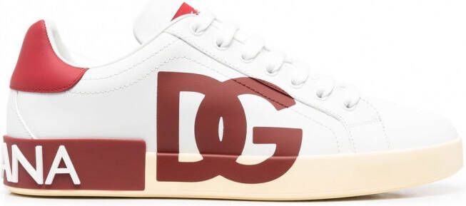 Dolce & Gabbana Sneakers met logoprint Wit