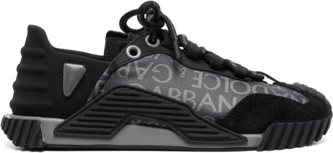 Dolce & Gabbana Sneakers met logoprint Zwart