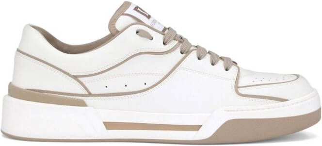 Dolce & Gabbana New Roma leren sneakers Wit