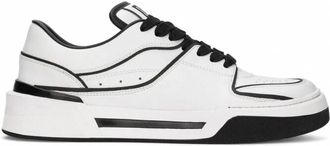 Dolce & Gabbana New Roma leren sneakers Wit