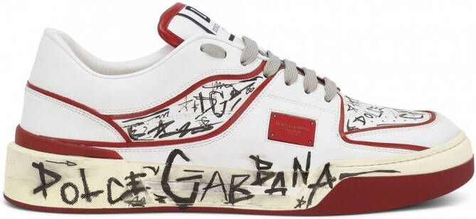 Dolce & Gabbana New Roma low-top sneakers Wit