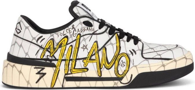 Dolce & Gabbana New Roma low-top sneakers Wit