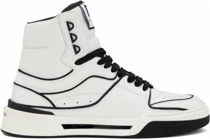 Dolce & Gabbana New Roma leren sneakers Wit