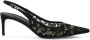 Dolce & Gabbana 60 mm kanten slingback pumps Zwart - Thumbnail 1