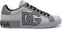 Dolce & Gabbana Portofino leren sneakers Grijs - Thumbnail 1
