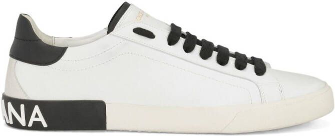 Dolce & Gabbana Portofino low-top sneakers Wit