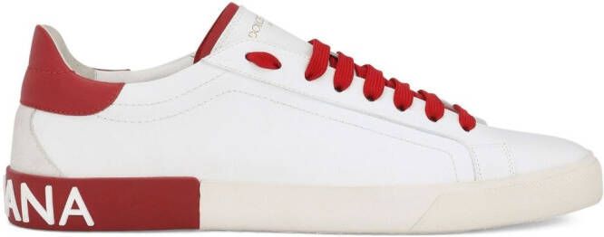 Dolce & Gabbana Portofino low-top sneakers Wit