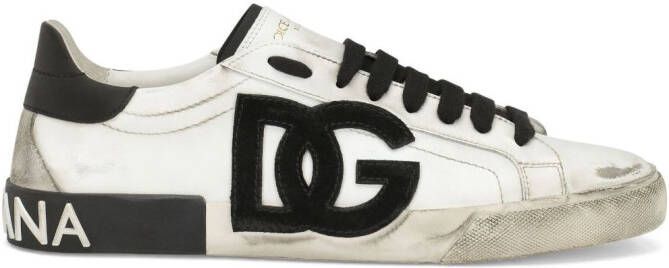 Dolce & Gabbana Portofino low-top sneakers Wit