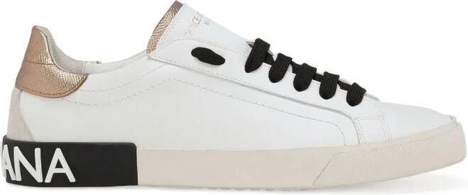 Dolce & Gabbana Portofino low-top sneakers Wit