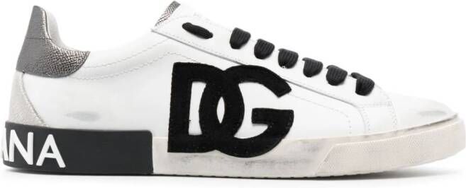 Dolce & Gabbana Portofino low-top sneakers Wit