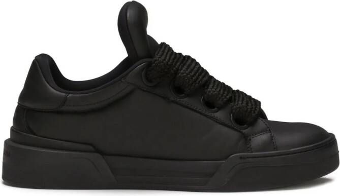 Dolce & Gabbana Portofino low-top sneakers Zwart