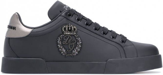 Dolce & Gabbana Portofino low-top sneakers Zwart