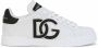 Dolce & Gabbana Portofino leren sneakers met logo label Wit - Thumbnail 1