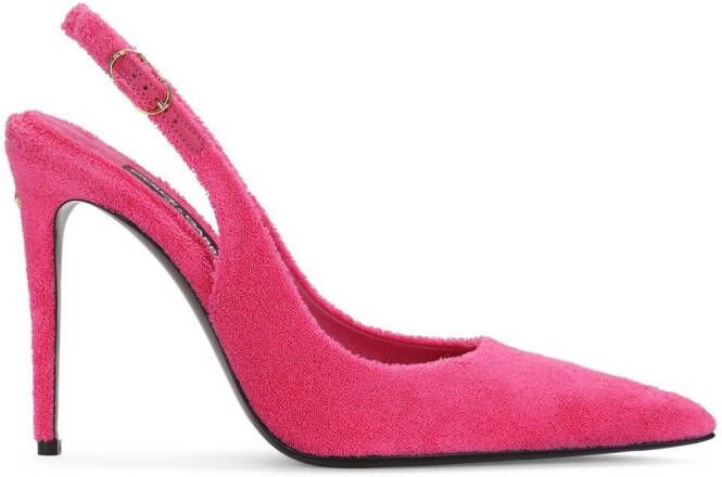 Dolce & Gabbana Pumps met logoplakkaat Roze