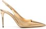 Dolce & Gabbana Pumps met puntige neus Goud - Thumbnail 1