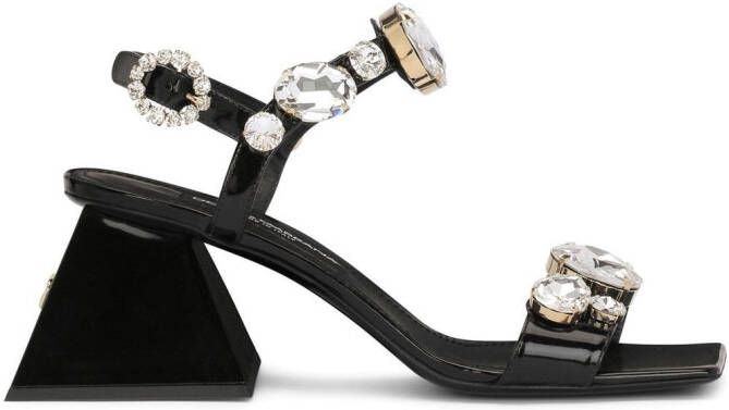 Dolce & Gabbana Sandalen met open neus Zwart