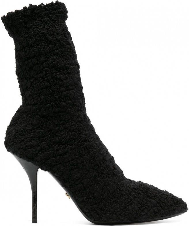 Dolce & Gabbana Laarzen met stilettohak Zwart