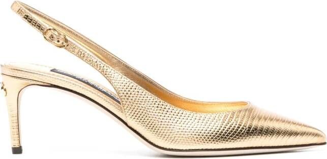 Dolce & Gabbana Slingback pumps Goud