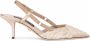 Dolce & Gabbana Satijnen slingback pumps Beige - Thumbnail 1