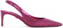 Dolce & Gabbana Slingback pumps verfraaid met stras Roze - Thumbnail 1