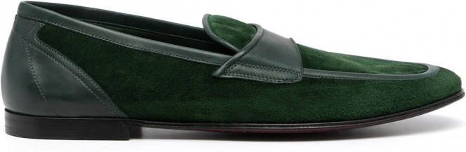 Dolce & Gabbana Leren loafers Groen