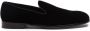 Dolce & Gabbana Fluwelen slippers Zwart - Thumbnail 1