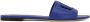 Dolce & Gabbana DG Logo leren slippers Blauw - Thumbnail 1