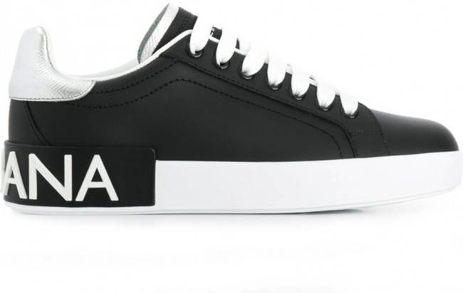 Dolce & Gabbana Portofino low-top sneakers Zwart