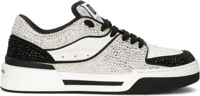 Dolce & Gabbana Sneakers verfraaid met kristallen Wit
