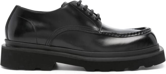 Dolce & Gabbana Leren derby schoenen Zwart