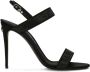 Dolce & Gabbana KIM DOLCE&GABBANA verfraaide satijnen sandalen Zwart - Thumbnail 1