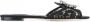 Dolce & Gabbana Rainbow Lace sandalen met broche Zwart - Thumbnail 1