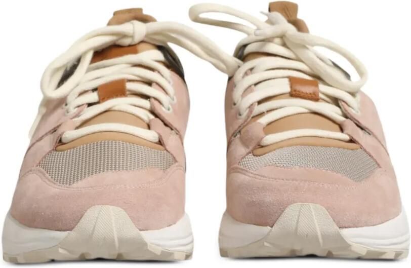 DONDUP Suède sneakers met vlakken Roze - Foto 3