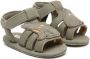 Donsje Cargot suède sandalen Groen - Thumbnail 1