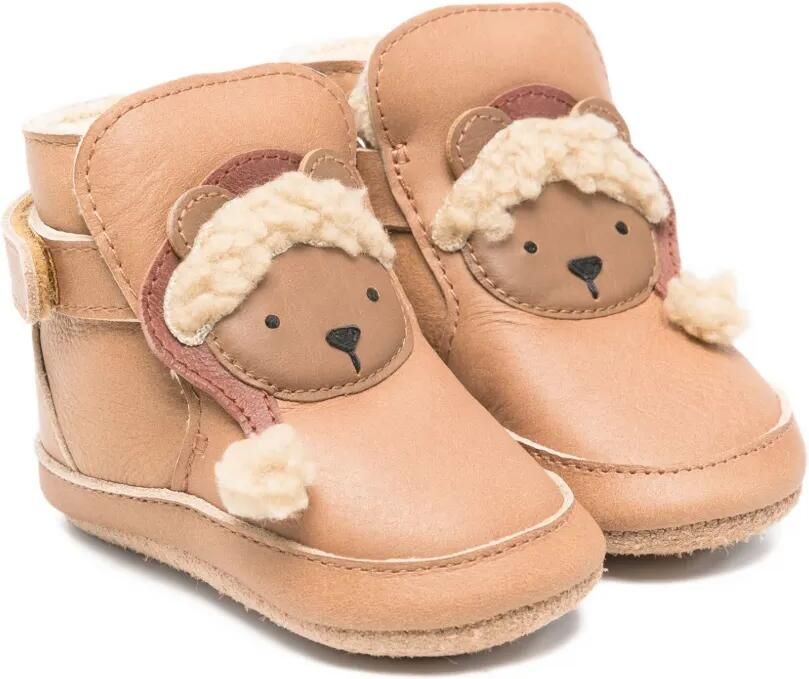 Donsje Christmas Bear slofjes Bruin