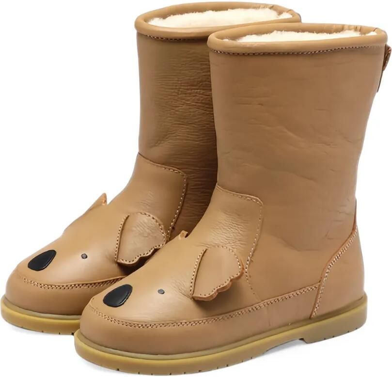 Donsje Classic wadudu animal-patch boots Bruin