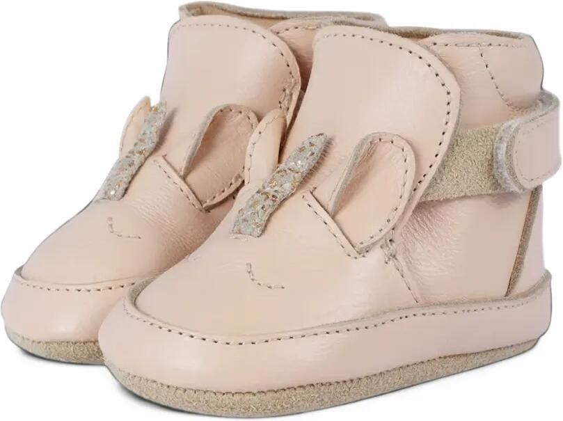 Donsje Morris babyschoentjes met oor-applicatie Roze