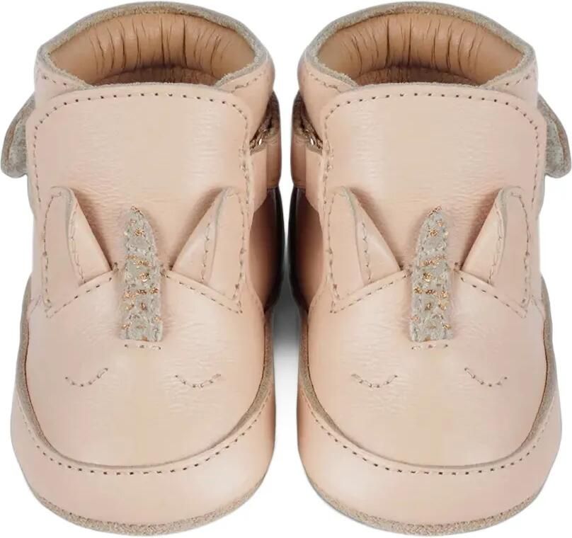 Donsje Morris babyschoentjes met oor-applicatie Roze - Foto 2