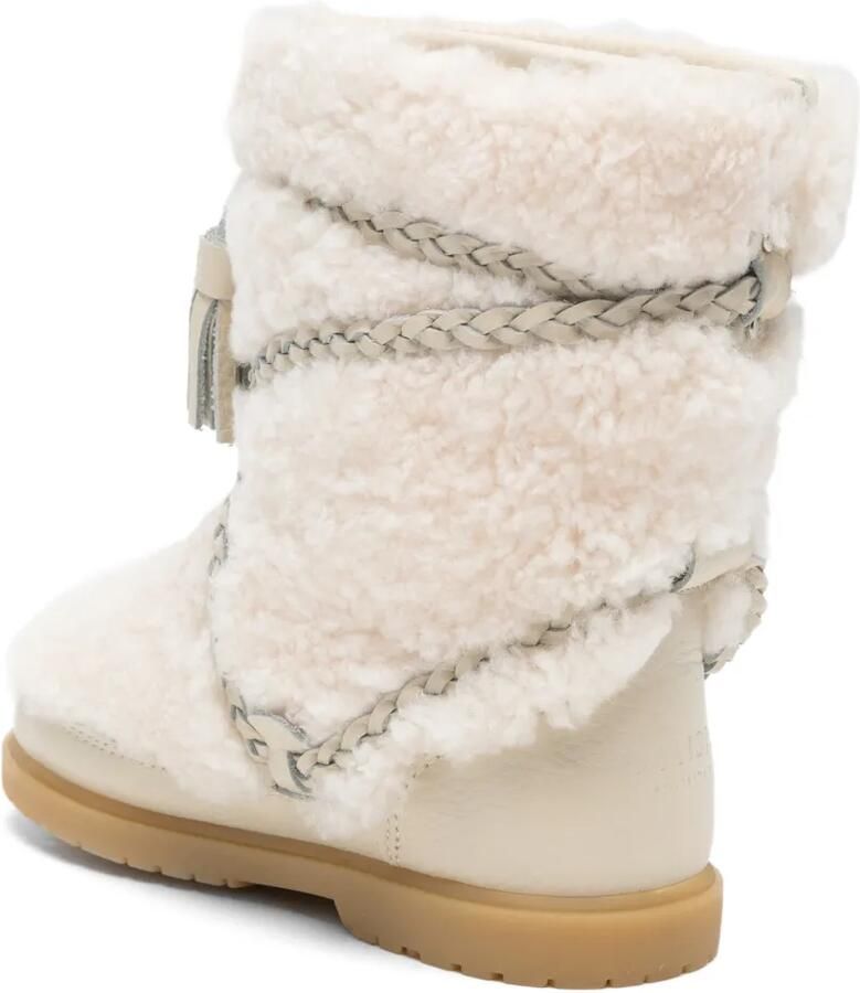 Donsje Myril laarzen met kwastdetail Beige - Foto 2