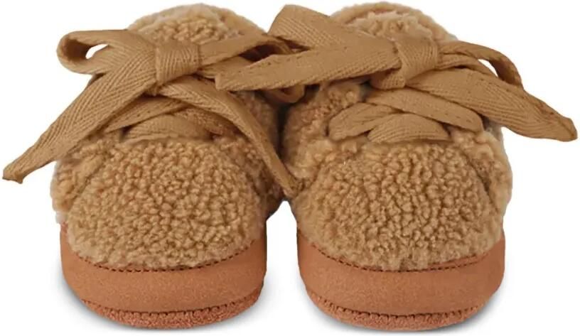 Donsje Rije leren babyschoentjes met lammyafwerking Bruin - Foto 2