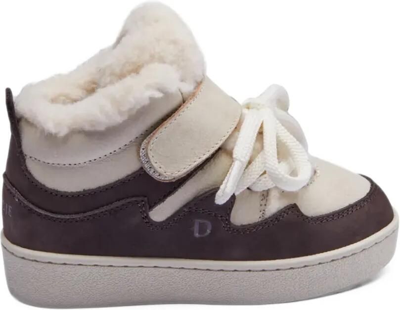Donsje Sicco shearling-trimmed touch-strap boots Bruin - Foto 4