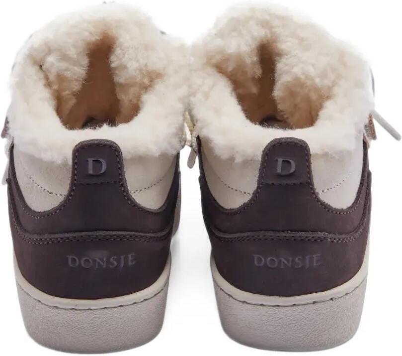 Donsje Sicco shearling-trimmed touch-strap boots Bruin - Foto 3