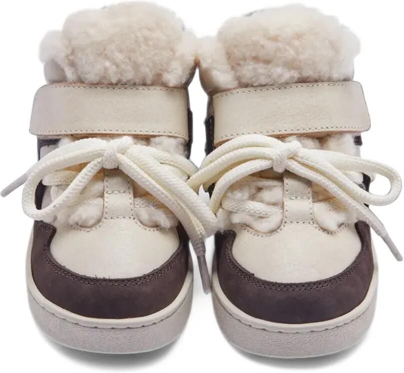 Donsje Sicco shearling-trimmed touch-strap boots Bruin - Foto 2