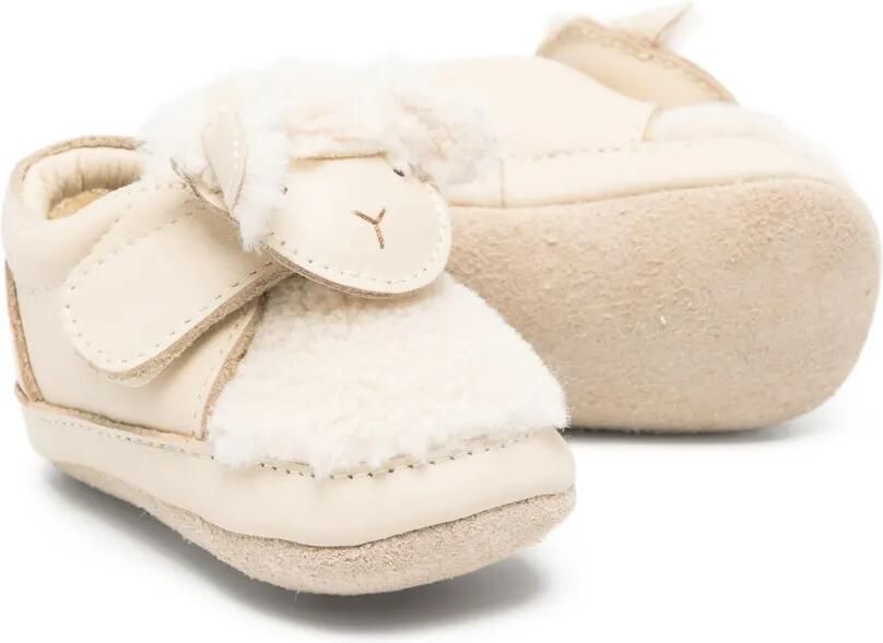 Donsje Slofjes met schapengezicht Beige - Foto 3