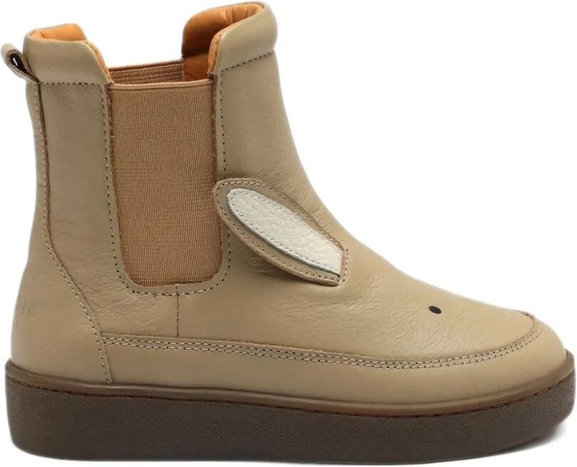 Donsje Thuru Classic animal-detail leather boots Bruin