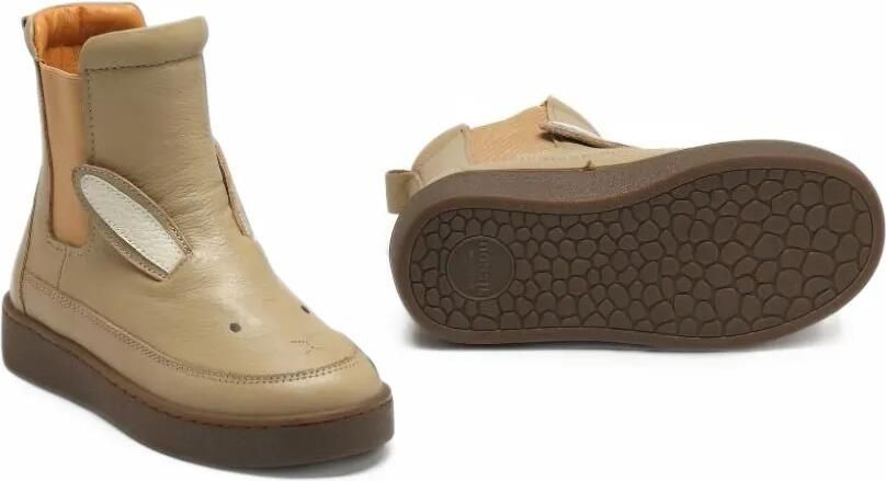 Donsje Thuru Classic animal-detail leather boots Bruin - Foto 4