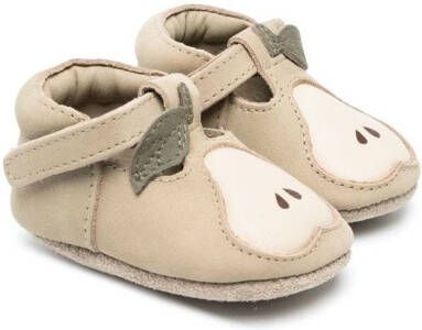 Donsje Leren sneakers Beige